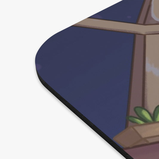 Mouse Pad - Cozy Library Rectangle Design for Book Lovers