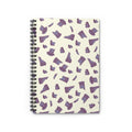 Spiral Notebook - Greek Columns Sprinkled
