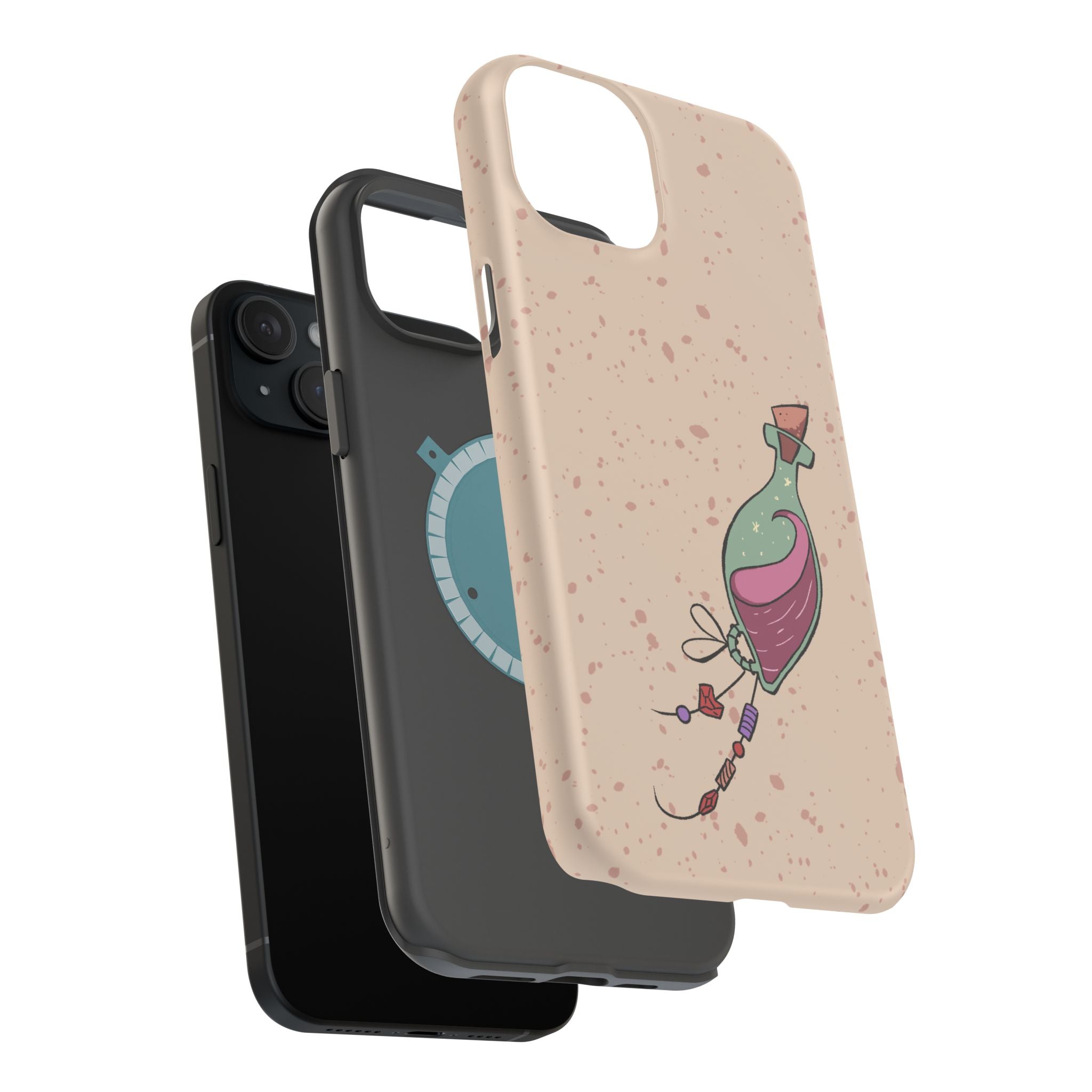 Love in a Bottle – Minimal Art iPhone Case