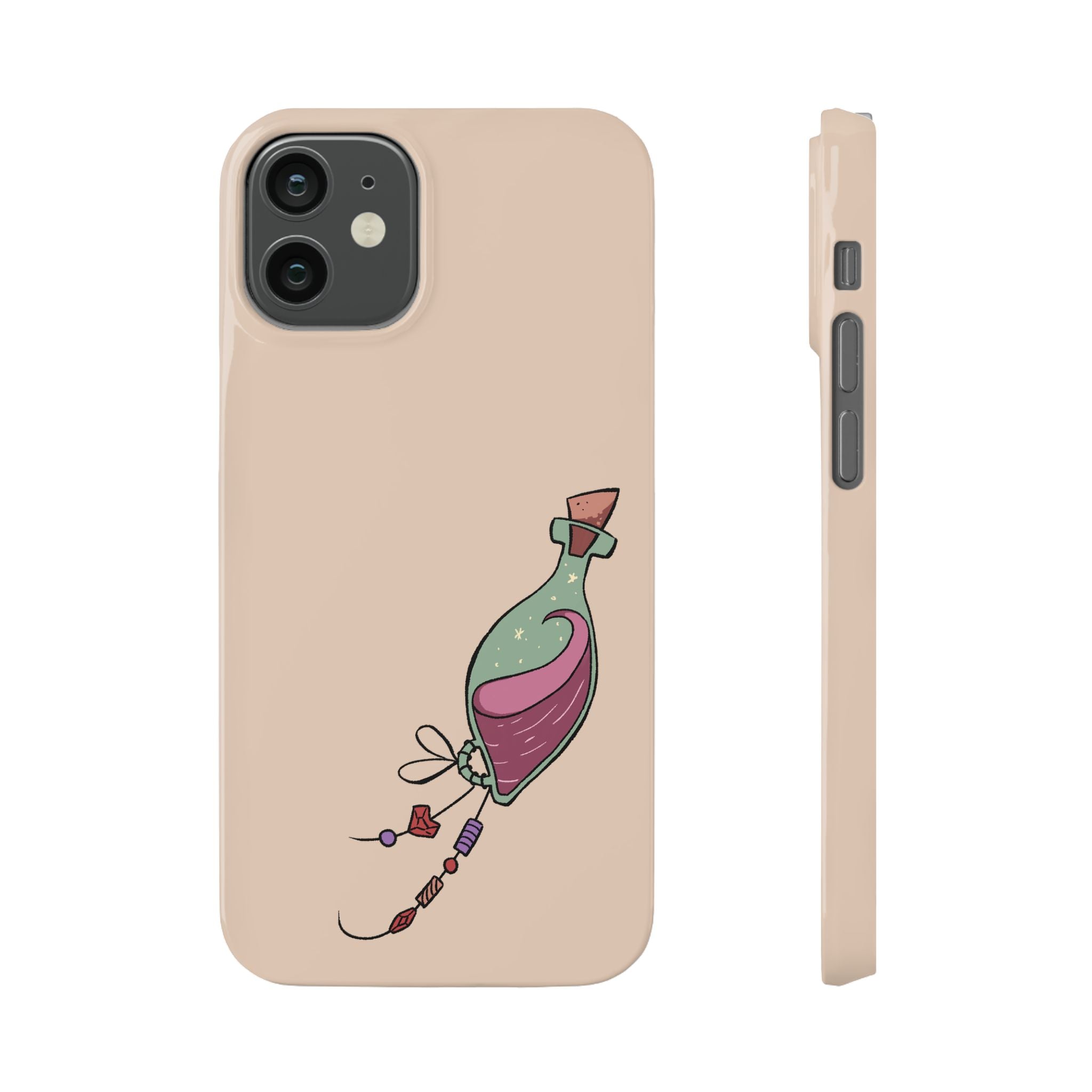 Love in a Bottle – Minimal Art iPhone Case