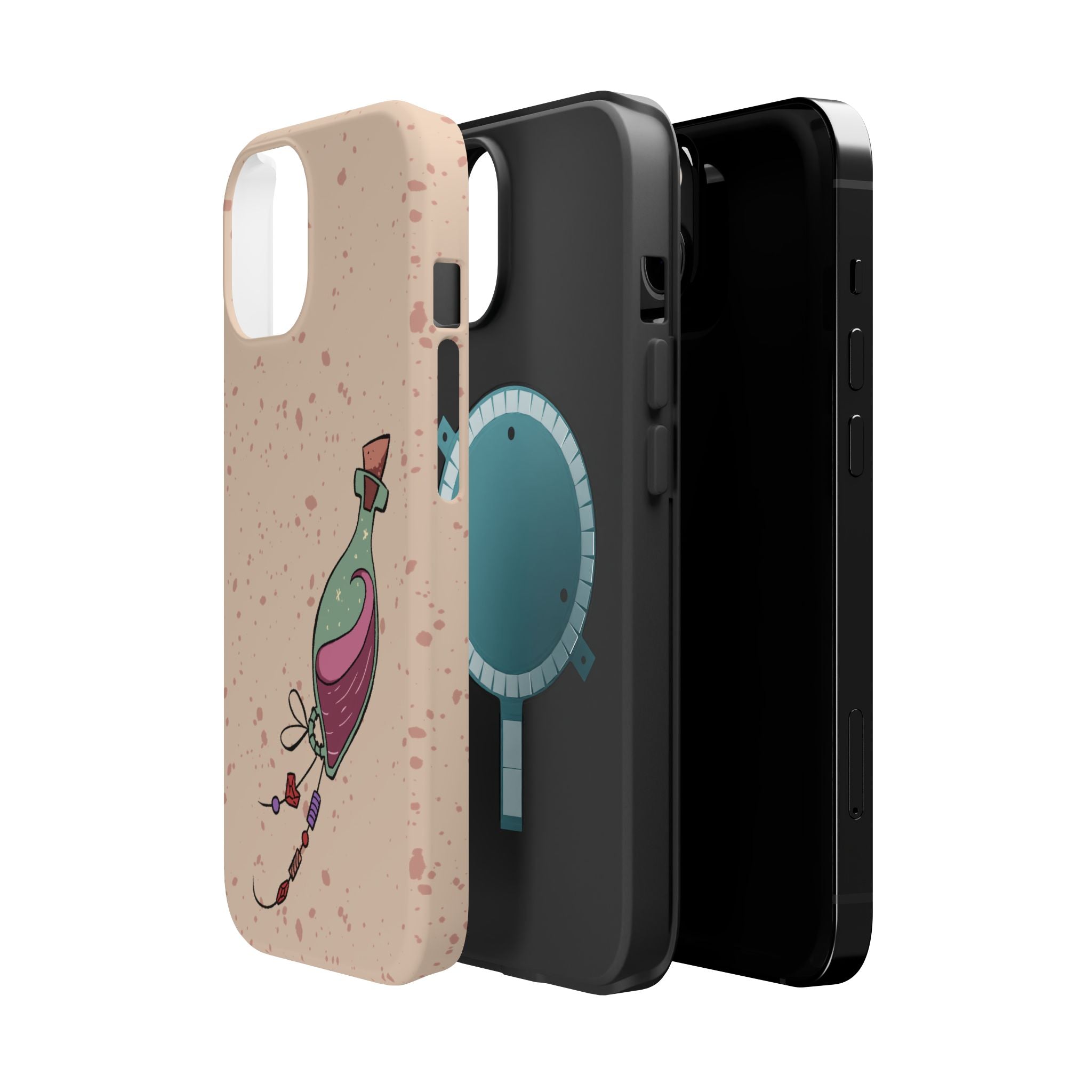 Love in a Bottle – Minimal Art iPhone Case
