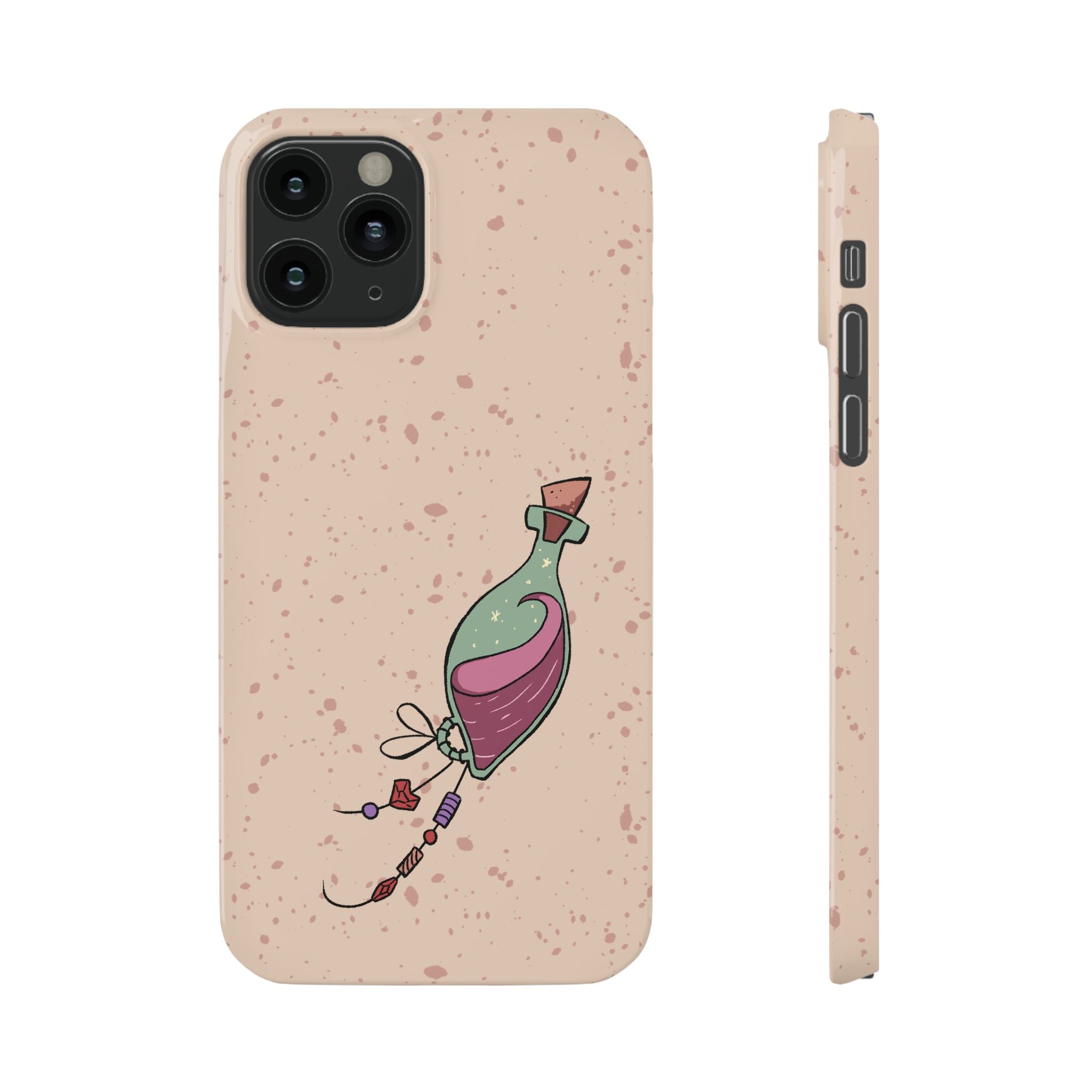 Love in a Bottle – Minimal Art iPhone Case