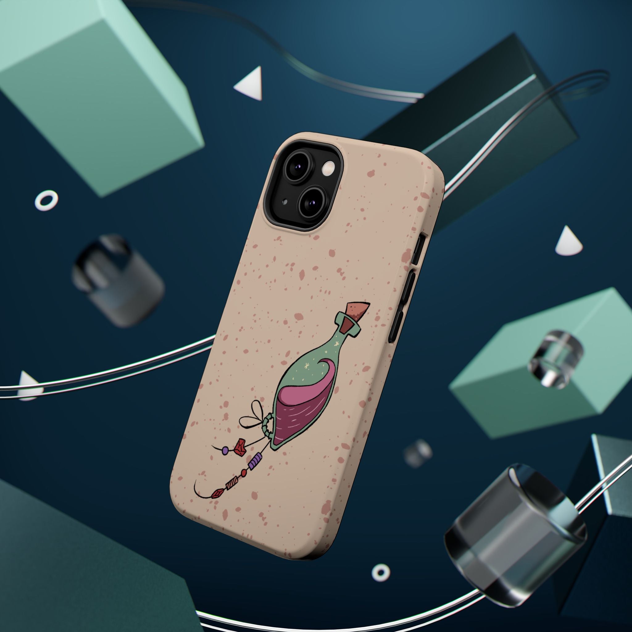 Love in a Bottle – Minimal Art iPhone Case