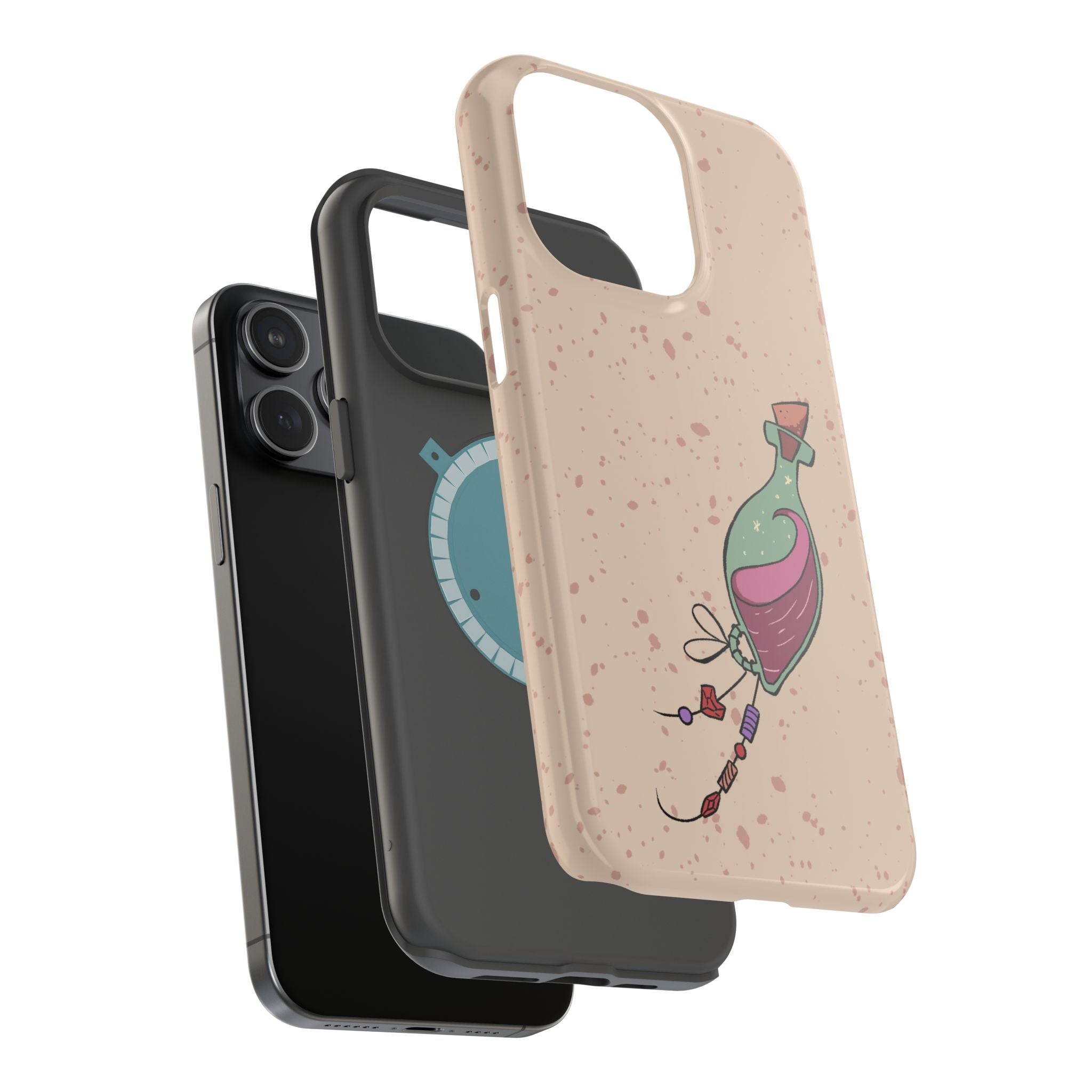 Love in a Bottle – Minimal Art iPhone Case