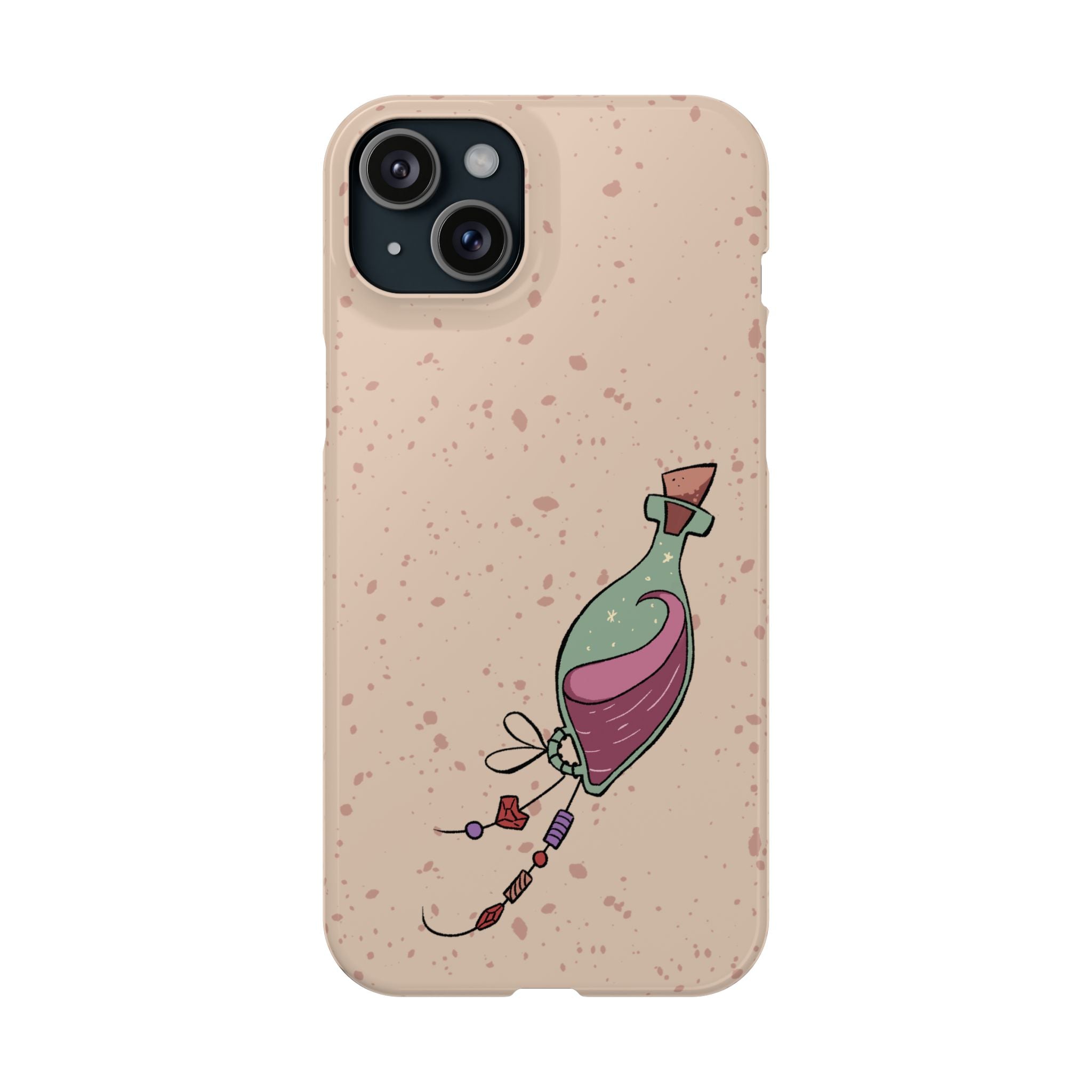 Love in a Bottle – Minimal Art iPhone Case