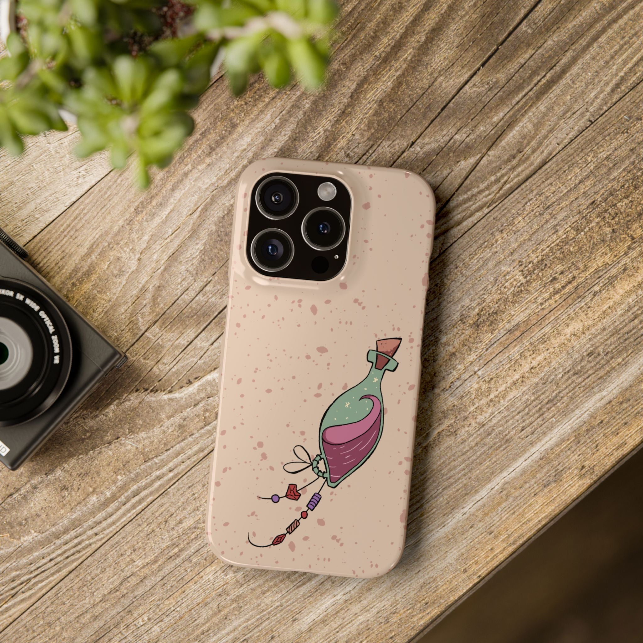 Love in a Bottle – Minimal Art iPhone Case