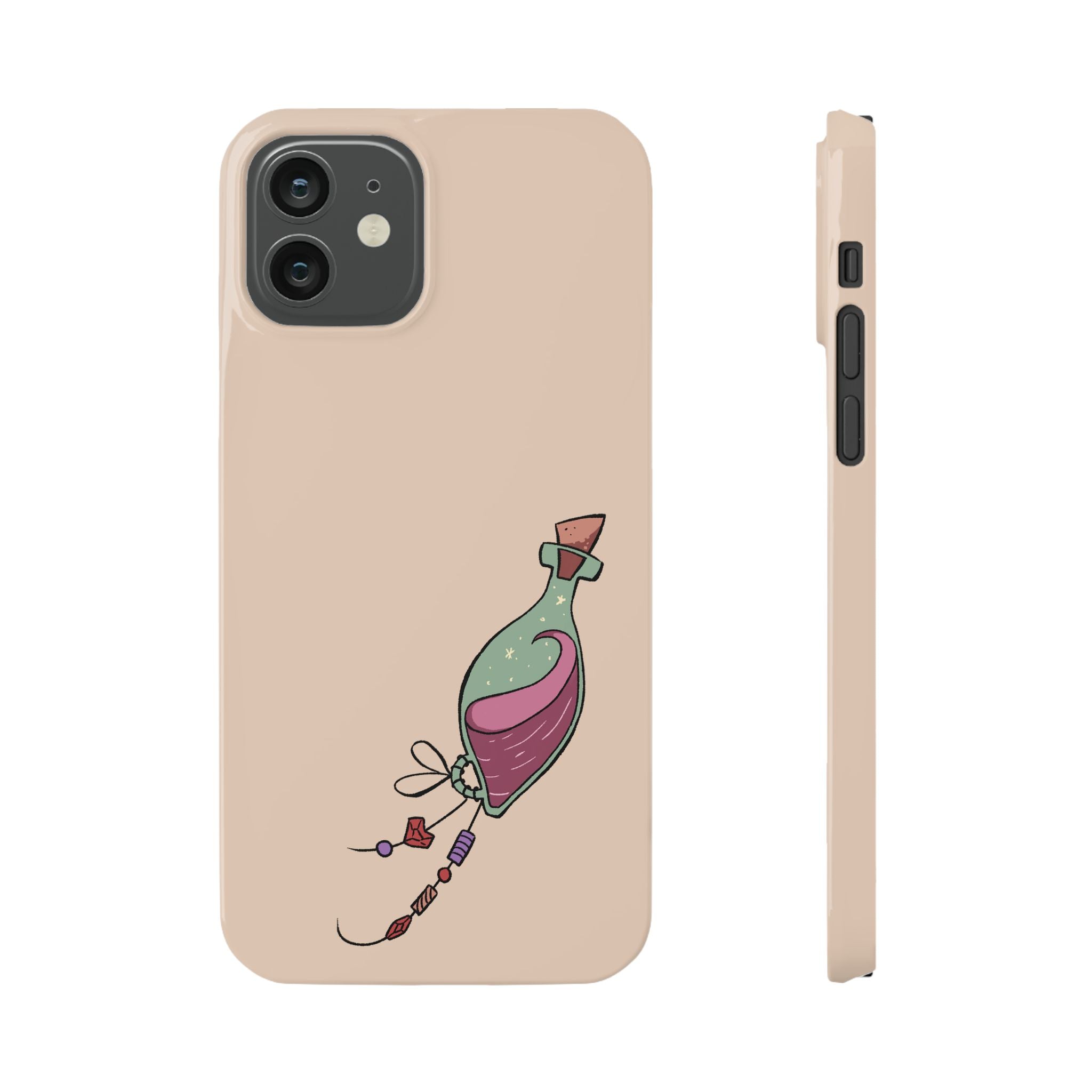 Love in a Bottle – Minimal Art iPhone Case