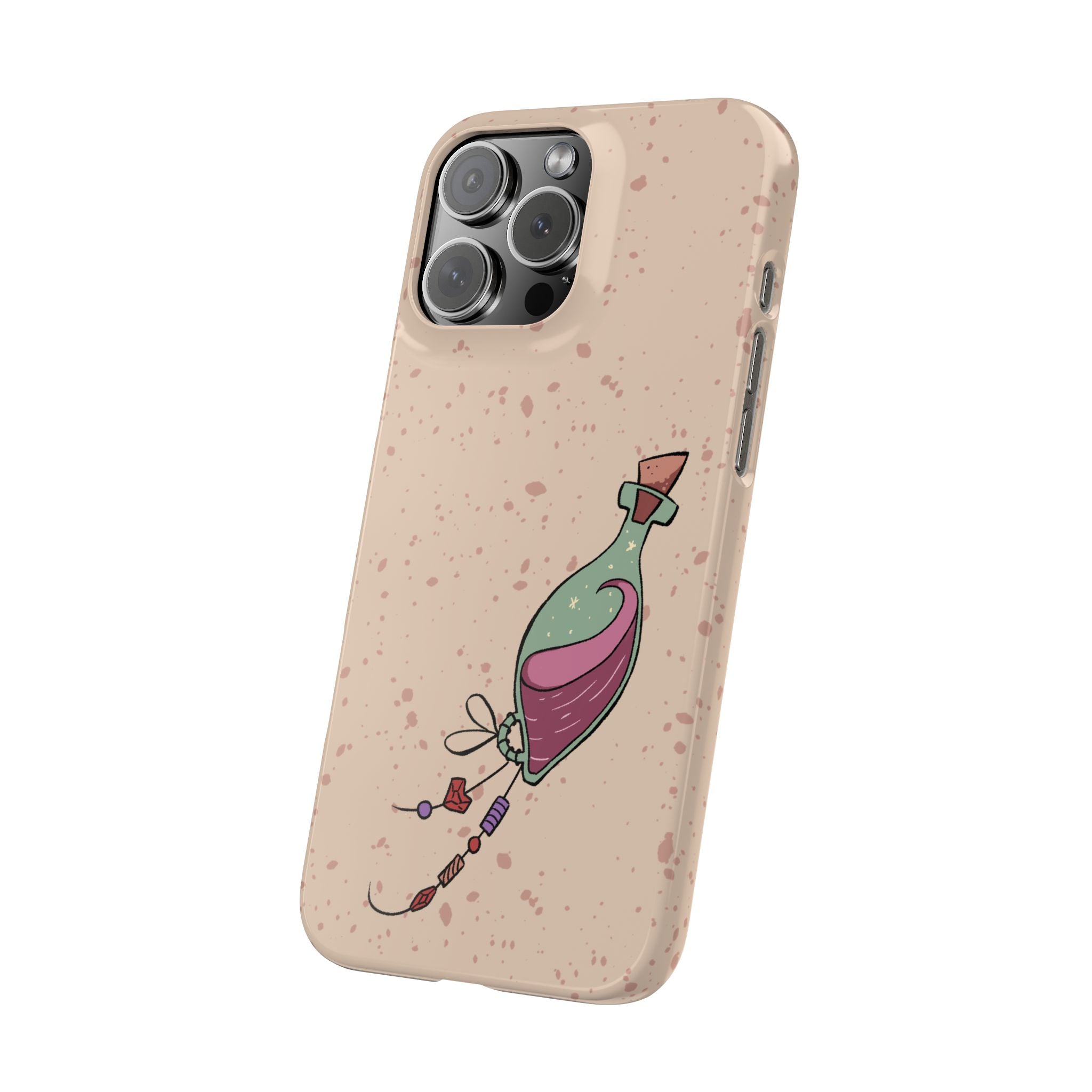 Love in a Bottle – Minimal Art iPhone Case