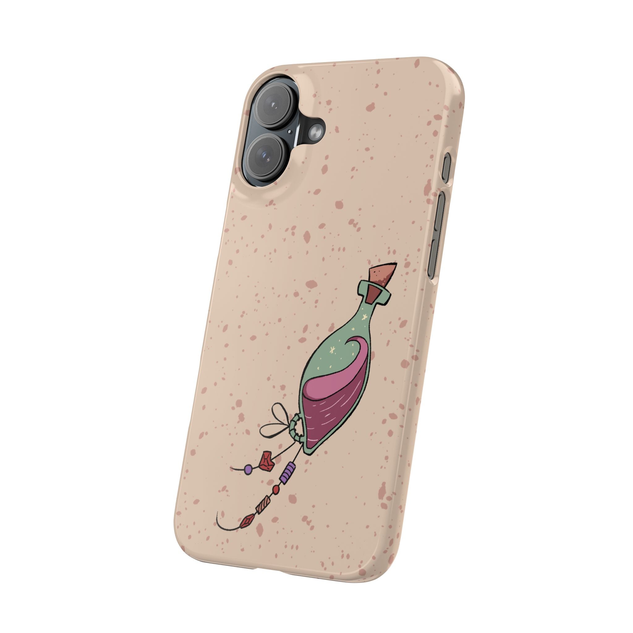 Love in a Bottle – Minimal Art iPhone Case