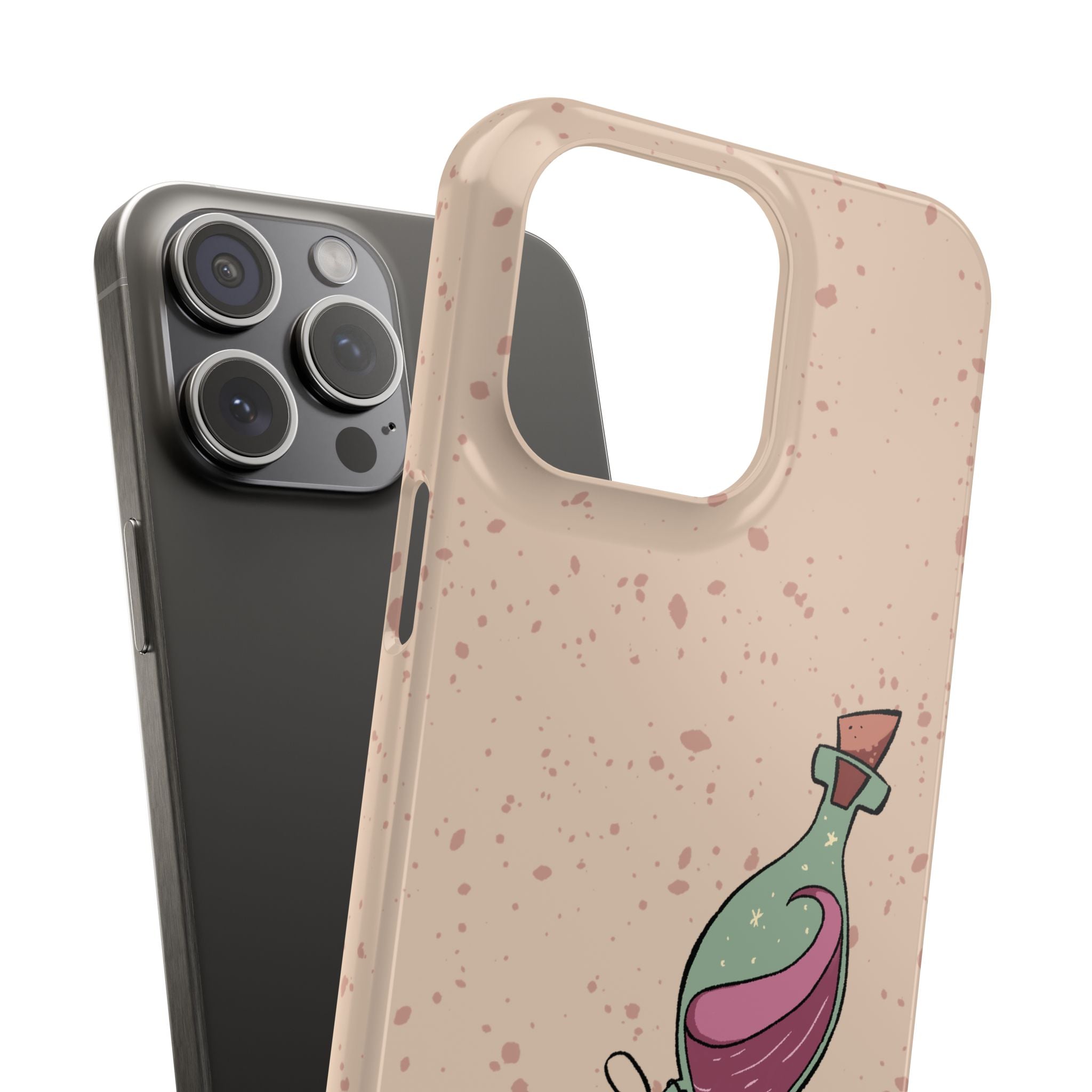 Love in a Bottle – Minimal Art iPhone Case