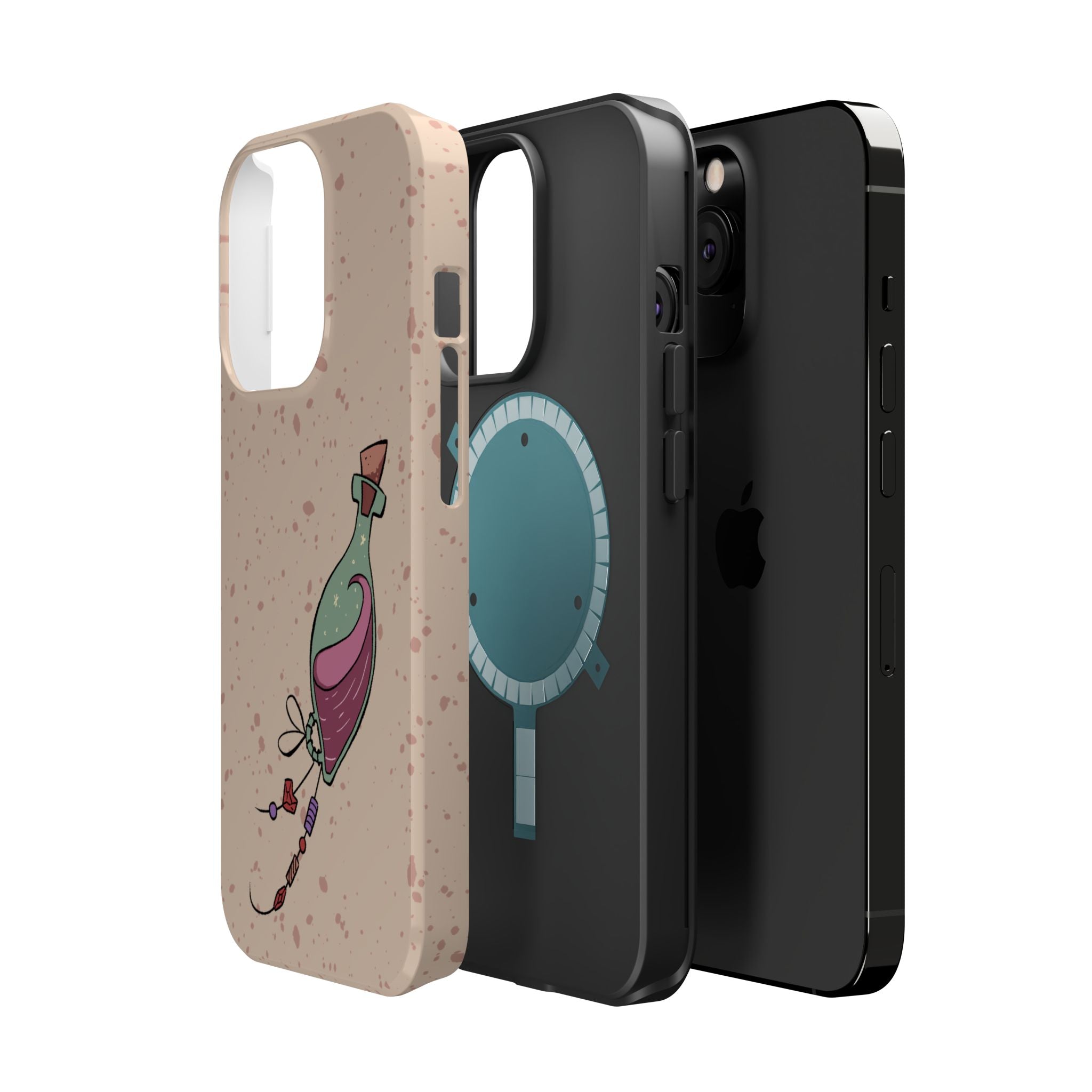 Love in a Bottle – Minimal Art iPhone Case