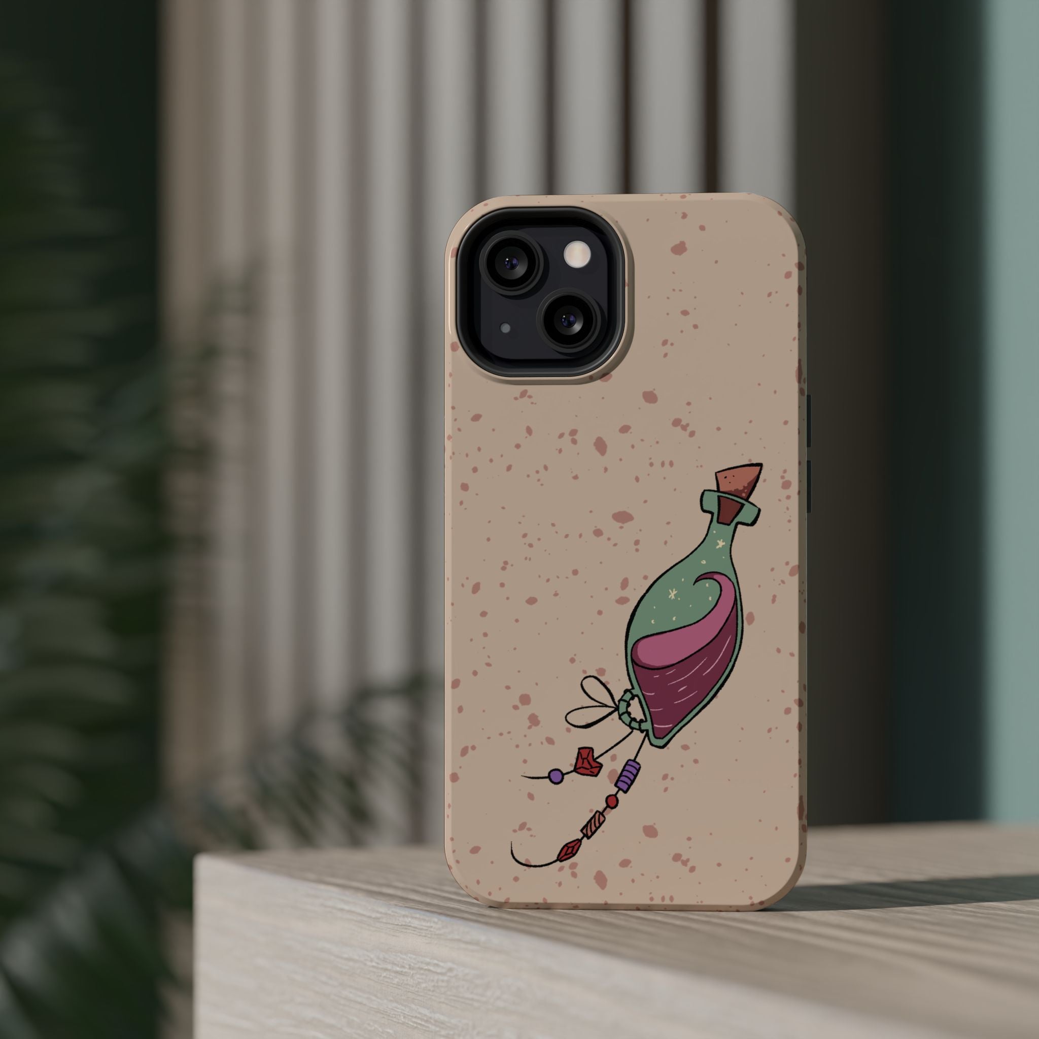 Love in a Bottle – Minimal Art iPhone Case