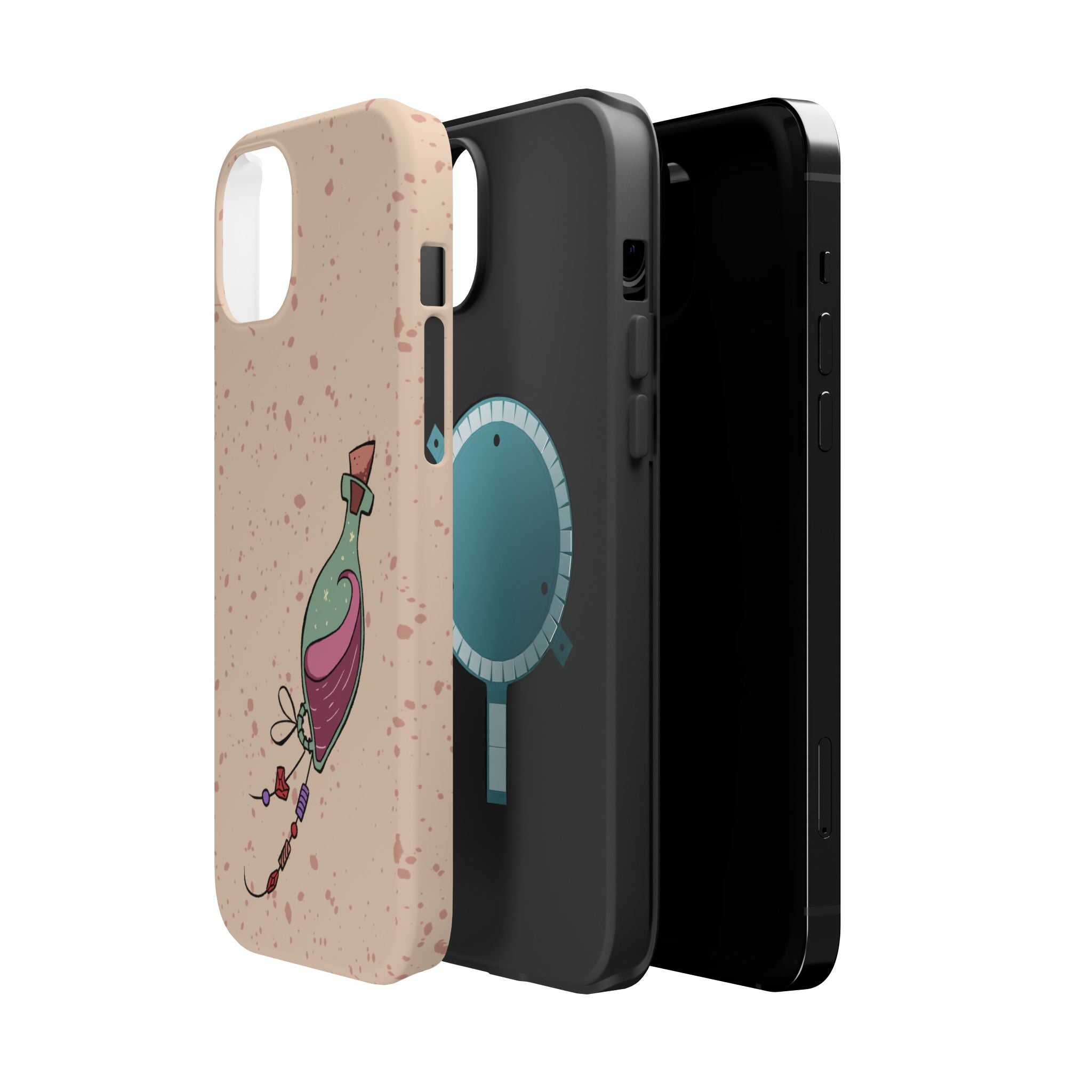 Love in a Bottle – Minimal Art iPhone Case