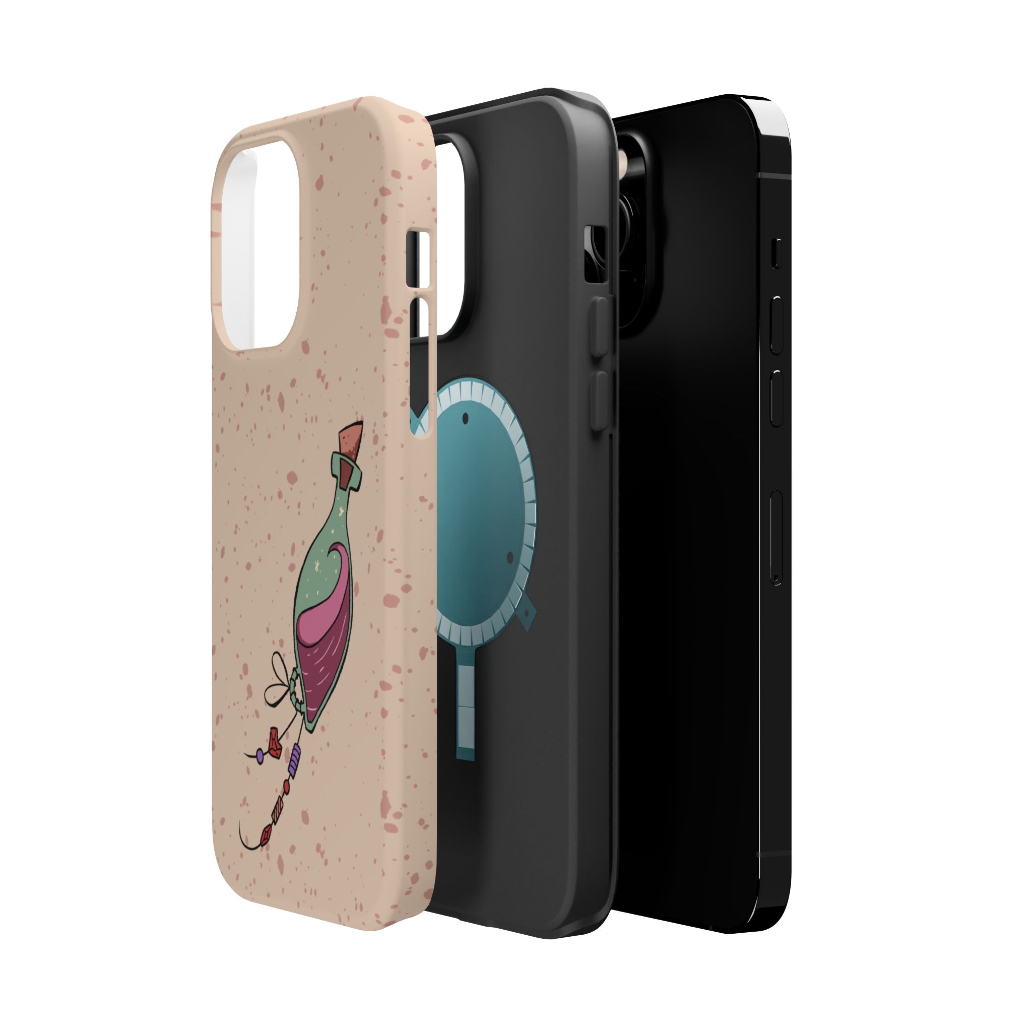 Love in a Bottle – Minimal Art iPhone Case