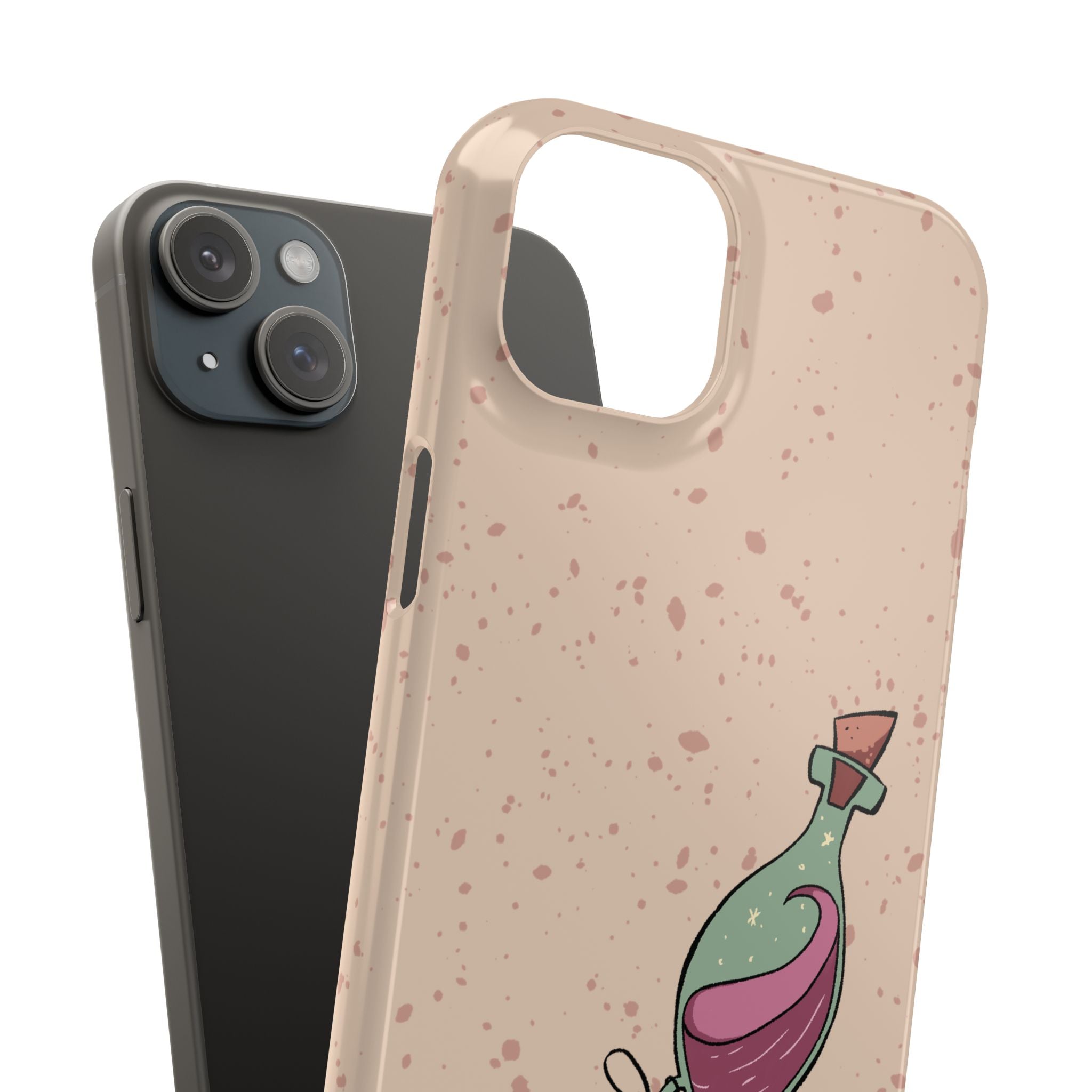 Love in a Bottle – Minimal Art iPhone Case