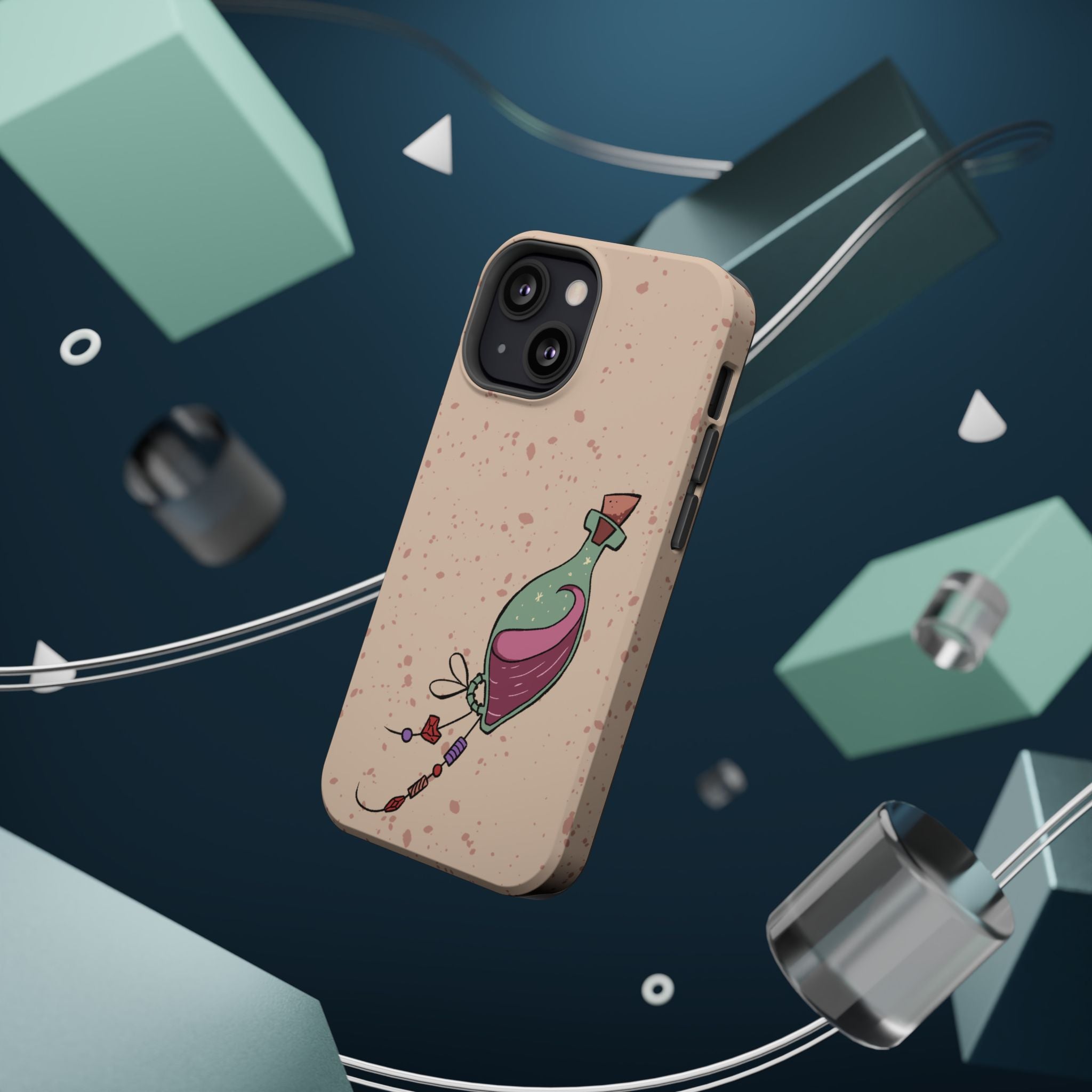 Love in a Bottle – Minimal Art iPhone Case