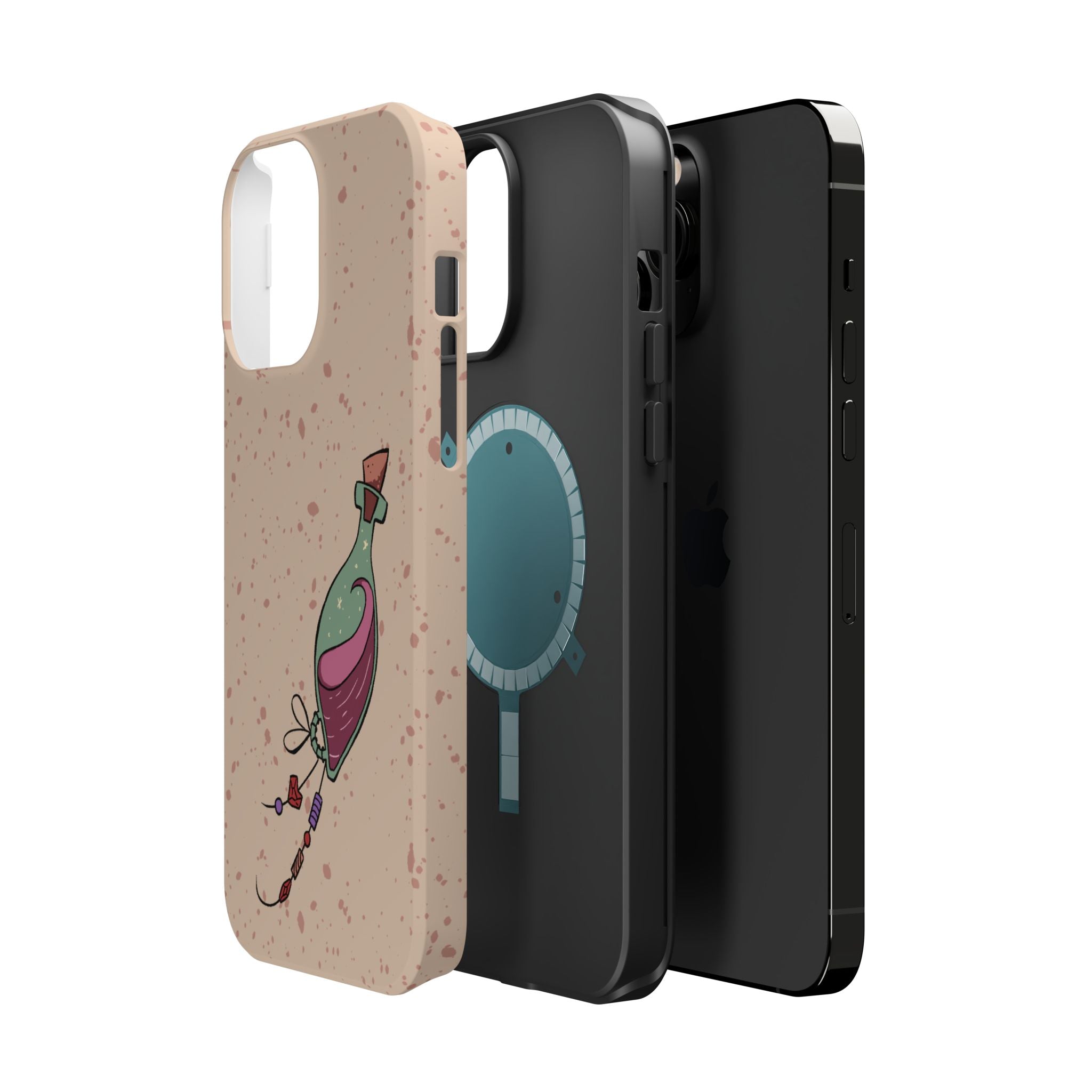 Love in a Bottle – Minimal Art iPhone Case