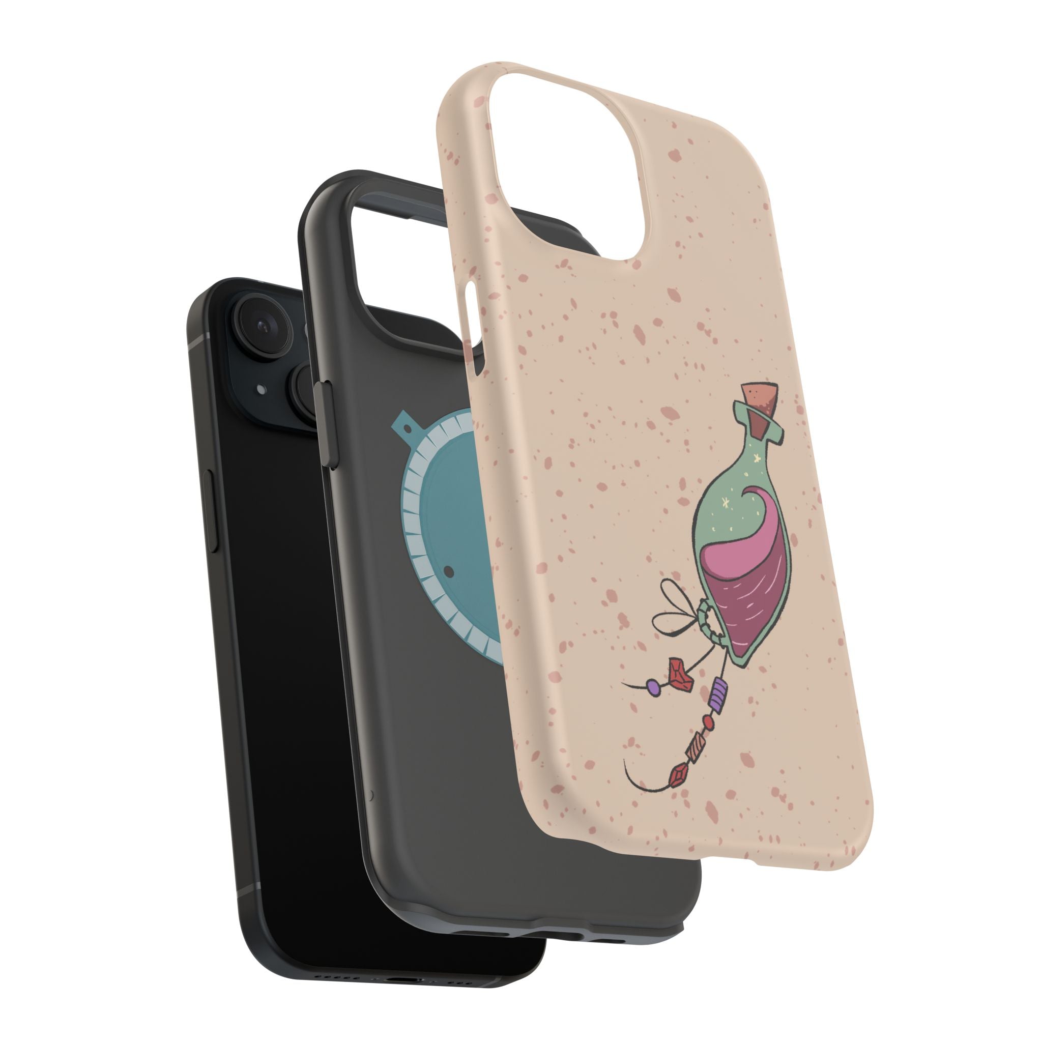 Love in a Bottle – Minimal Art iPhone Case