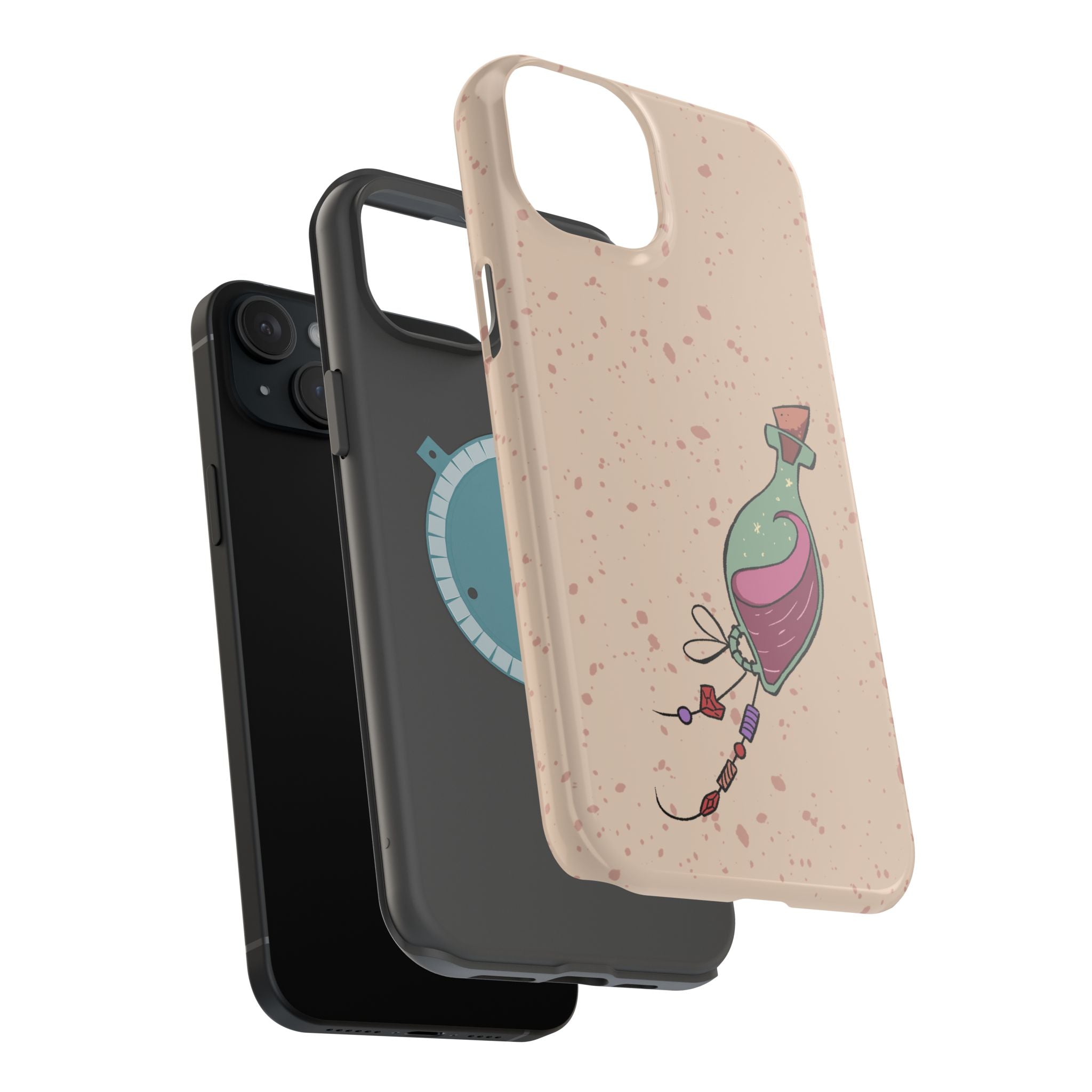 Love in a Bottle – Minimal Art iPhone Case