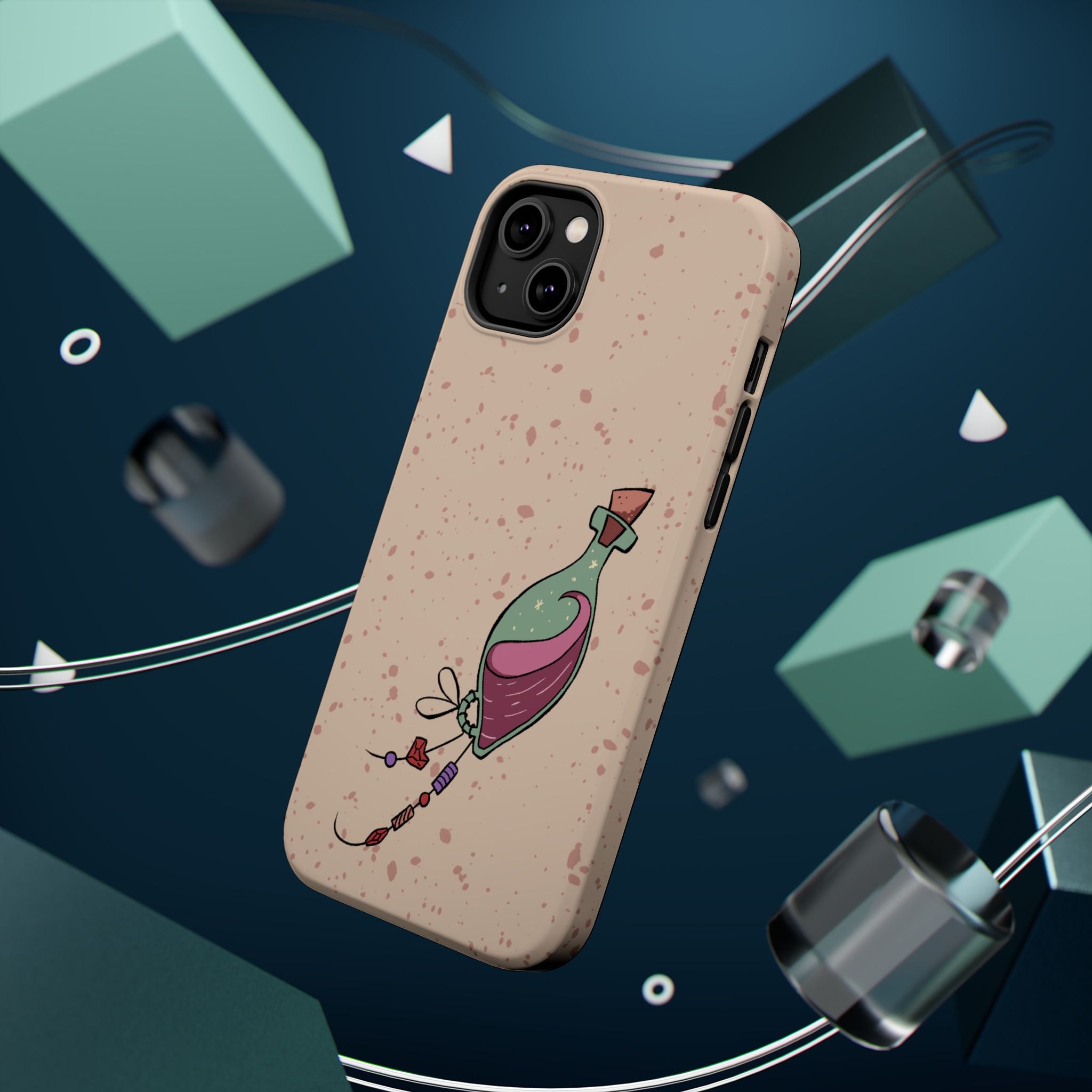 Love in a Bottle – Minimal Art iPhone Case