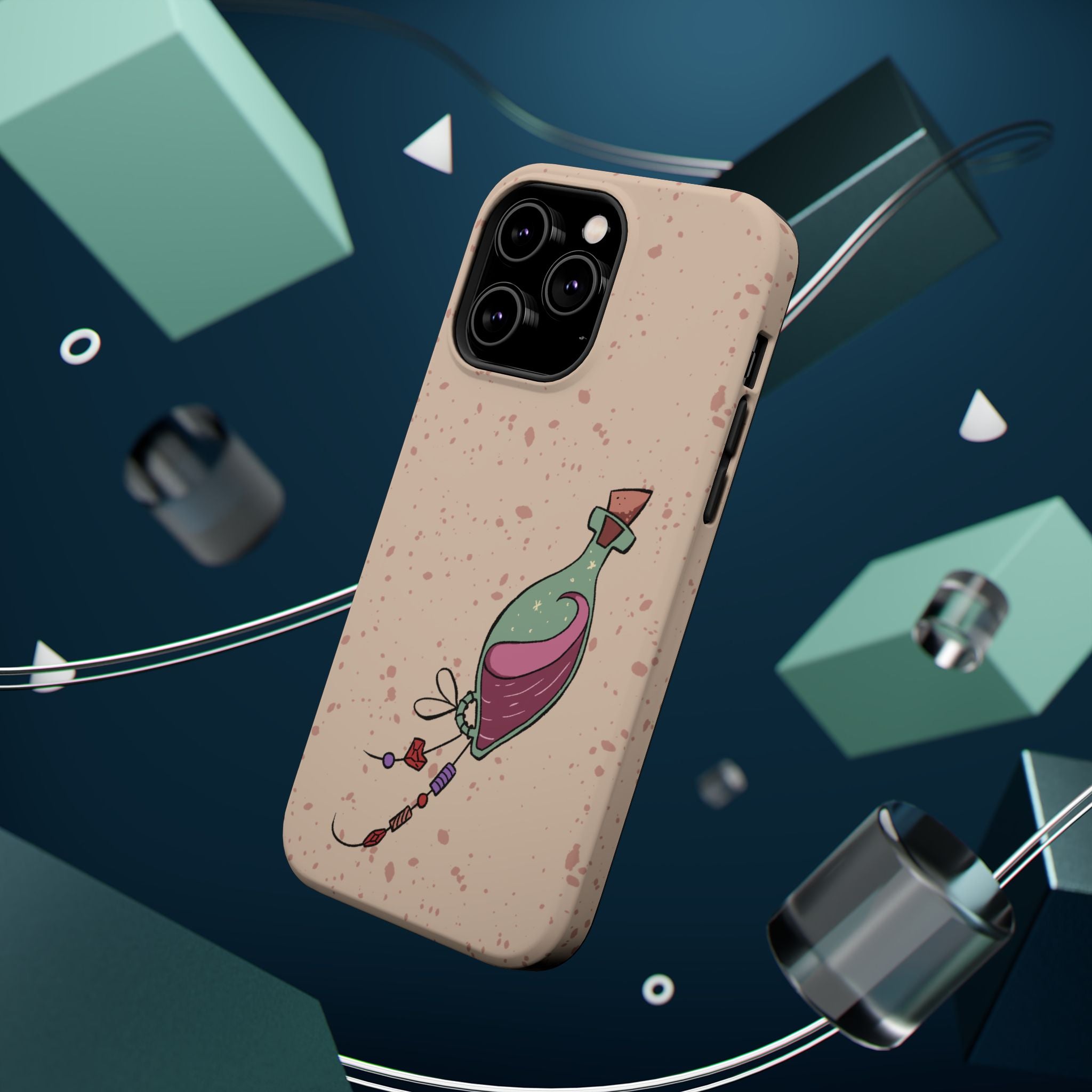 Love in a Bottle – Minimal Art iPhone Case