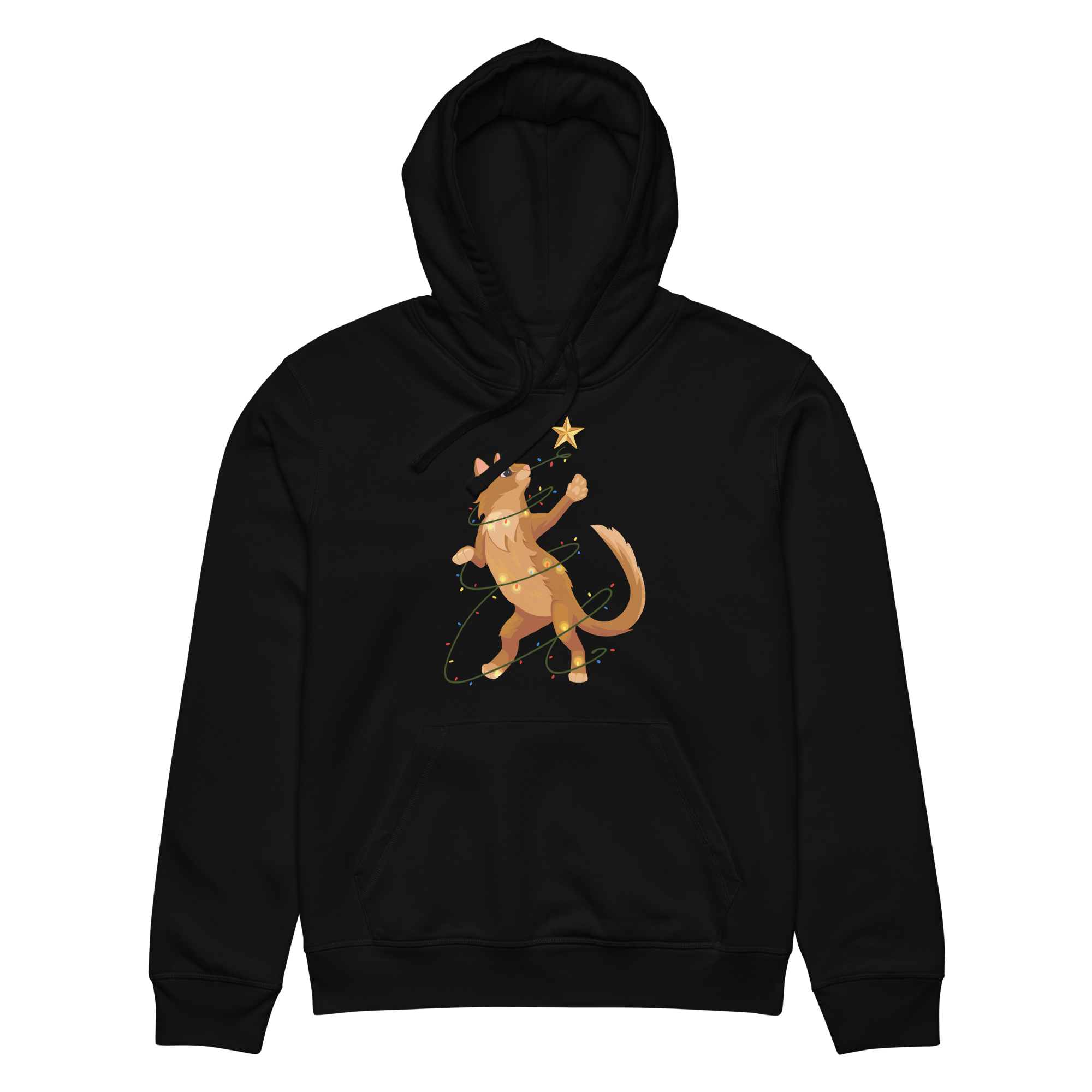 Catmas Tree Christmas Hoodie - Quazar Goodies